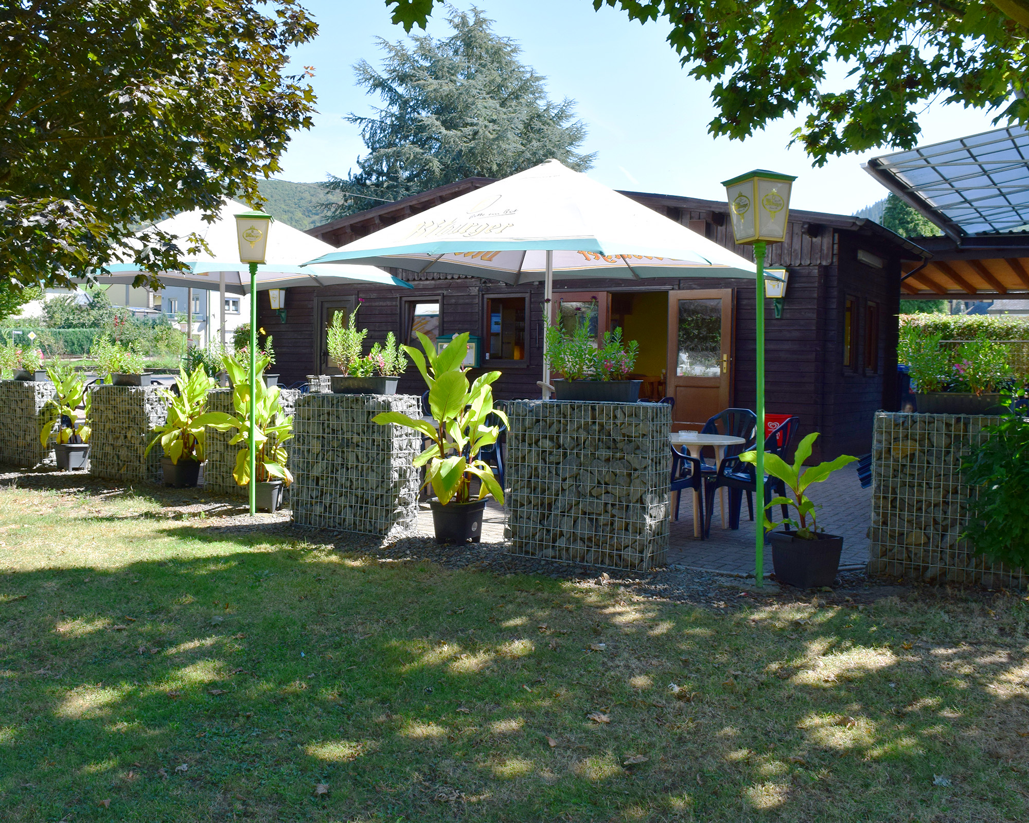 Campinglatz Biergarten